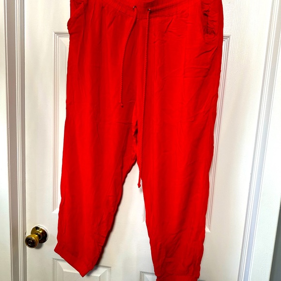 New look soft pants, orange 2X - Picture 1 of 3